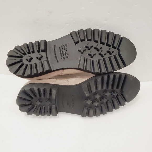 NEW Blondo Gray Suede Ankle Boot Loafer - Picture 4 of 5